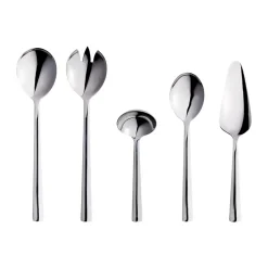 Couverts de service Raw 5 pièces, Argent