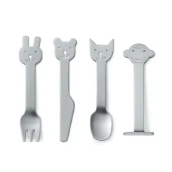 Couverts enfants Animal Friends 4 pièces, couverts enfant