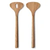 Couverts à salade Alfredo en chêne, 28 cm