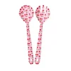 Couverts à salade en mélamine Rice 2 Pièces, Cerise