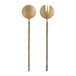 Couverts à salade Gaith, 2 pièces, Laiton