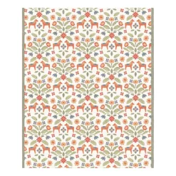 Couverture en coton Kurbitsblom 140x170 cm, Multi
