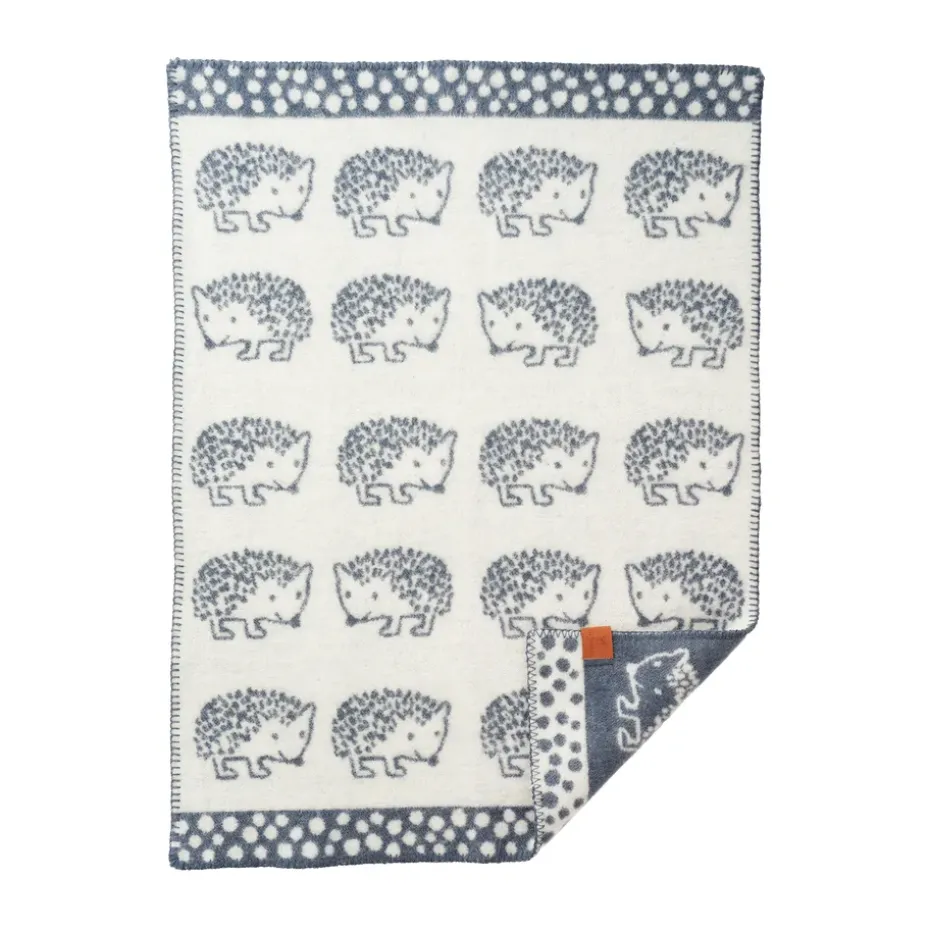 Couverture enfant Hedgehog 65x90 cm, Bleu