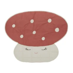Couverture matelassée Mushroom, Rouge pâle
