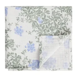Couverture Plumbago Muslin Swaddle, 110x110 cm