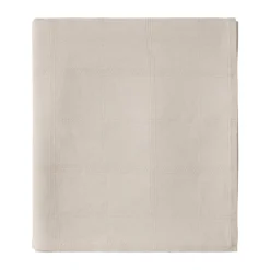 Couvre-lit Checked Jacquard 160x240 cm, Light beige