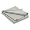 Couvre-lit en coton délavé Stripe 180x260, Gris clair