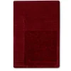 Couvre-lit Quilted Cotton Velvet Star 160x240 cm, Rouge
