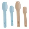 Cuillère favorite mini Design Letters 4 Pièces, Light blue