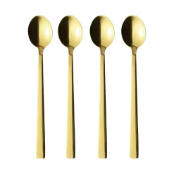 Cuillère à latte Raw Lot de 4, Gold
