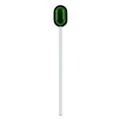 Cuillère à latte verre Muurla 15,5 cm, Green-clear