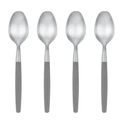 Cuillères à espresso Maxime 11 cm lot de 4, Sharkskin