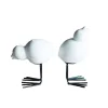 DBKD Décoration de Pâques Swedish Birds Lot de 2, White