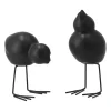 DBKD Décoration de Pâques Swedish Birds Lot de 2, Black