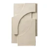Décoration murale Serif Relief M, Off white