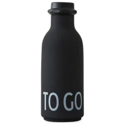 Design Letters bouteille TO GO, noir
