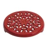Dessous de plat en fonte Lilly Ø 23 cm, Cerise