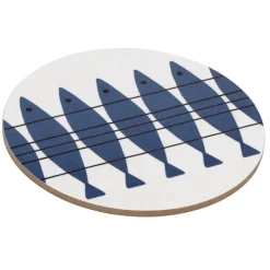 Dessous de plat Hareng, bleu
