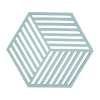 Dessous de plat Hexagon, Fog blue