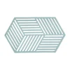 Dessous de plat Hexagon grand, Fog blue