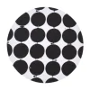 Dessous de plat Tallyho Ø 21 cm, Noir-blanc
