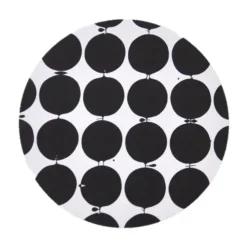 Dessous de plat Tallyho Ø 21 cm, Noir-blanc