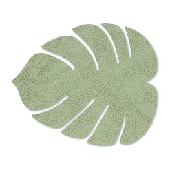Dessous de verre Monstera Leaf Hippo, Vert olive