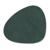 Dessous de verre Nupo curve, vert foncé