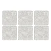 Dessous de verre Strawberry Thief Lot de 6, Grey