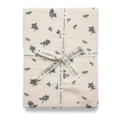 Drap-housse Blueberry Muslin, 90x200x30 cm