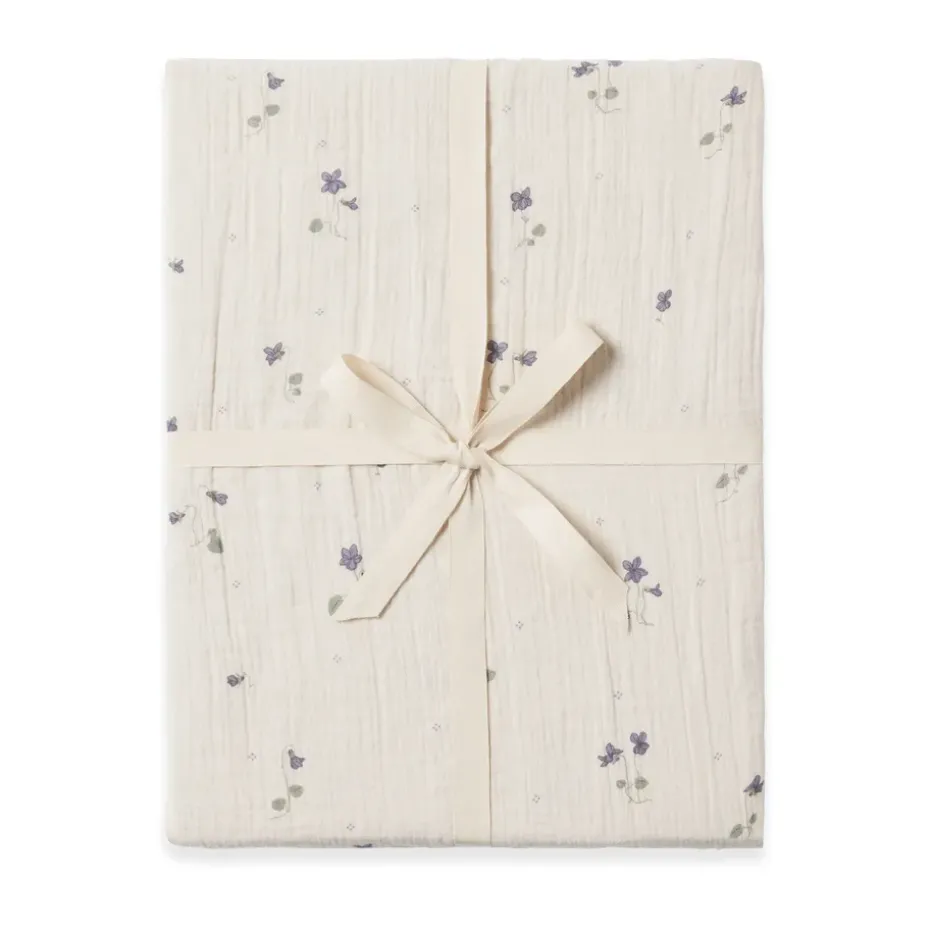 Drap-housse Viola Muslin, 90x200x30 cm