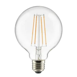 E27 LED glob 100 intensité réglable en 3 seuils, Transparent