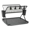 Egouttoir à vaisselle pliable Sinkside 51 cm, Gris foncé