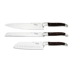 Ensemble de couteaux de chef Laguiole By Hâws 3 pièces, Wengé