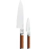 Ensemble de couteaux Norden couteau de chef + couteau à légumes 2 pièces, Acier inoxydable-bouleau