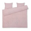 Ensemble de lit Pleasantly 220x220 cm, Bleu clair-rose