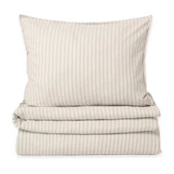 Ensemble de lit Stripe Mauve, 140x200 cm/50x70 cm