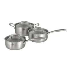 Ensemble de casseroles Nordwik 3-plis 3 pièces, 1,5 l, 2 l, 3 l
