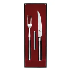 Ensemble de couteau et fourchette Kai Shun Classic, Chrome-noir