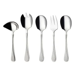 Ensemble de couverts à servir Carina 5 pièces, Acier inoxydable