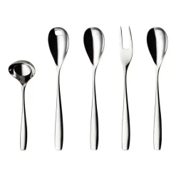 Ensemble de couverts à servir Julie 5 pièces, Acier inoxydable