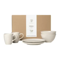 Ensemble petit-déjeuner Nordic Vanilla pour deux, 6 pièces