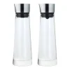 Ensemble sucrier et pot à lait Macchiato, Verre-acier inoxydable