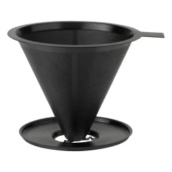 Entonnoir à café à mailles fines Nohr slow brew, Black metallic