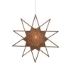 Etoile de l'avent Karin Ø70 cm, Marron