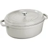 Fait-tout Staub White Truffle oval, 5,5 l