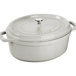 Fait-tout Staub White Truffle oval, 8 l