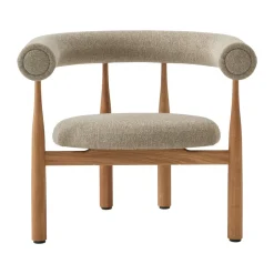 Fauteuil lounge Bukowski, Oak, Moss 16