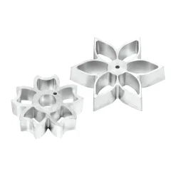 Fer à struve Flower Power Plate-it, lot de 2, Acier