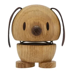 Figurine Hoptimist Dog S, Oak